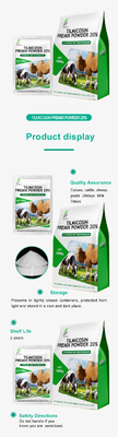 Macrolide Antibiótico Antibacteriano 20% Tilmicosina Premix Medicamento veterinário